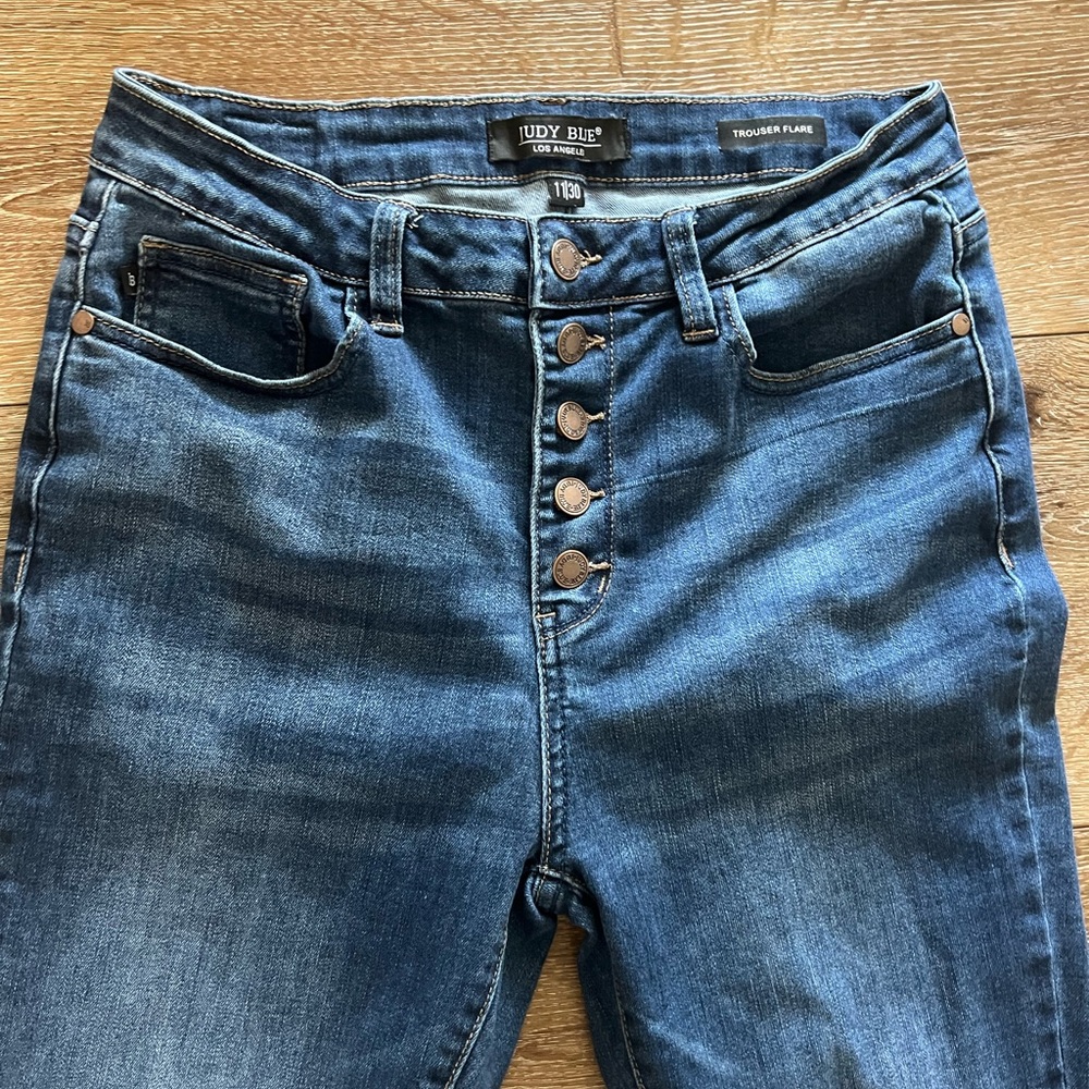 Judy Blue High-Waisted Button Fly Jeans